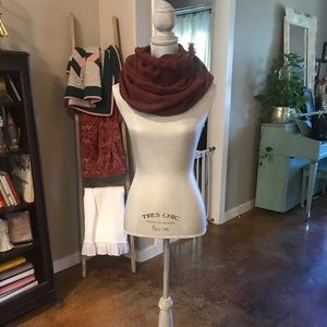 Maroon Infinity Scarf